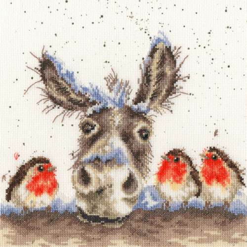 Bothy-Thread-Kreuzstich-Stickpackung-Christmas Donkey-XHD39