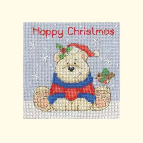 Weihnachtskarte 10x10cm - Polar Pals