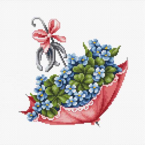 Stickpackung Blumen Luca-S