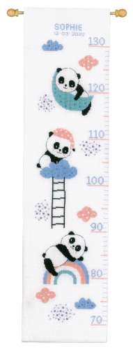 Vervaco-Messlatte-Kreuzstichpackung-Panda-PN-0191629