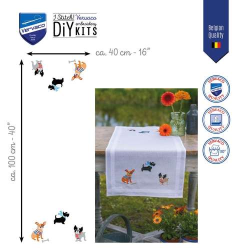 Vervaco-Kreuzstich-Stickdecke-Hund-PN-0199283