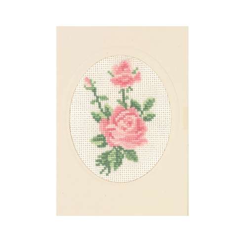 Blumenkarte 9x13cm - Rose