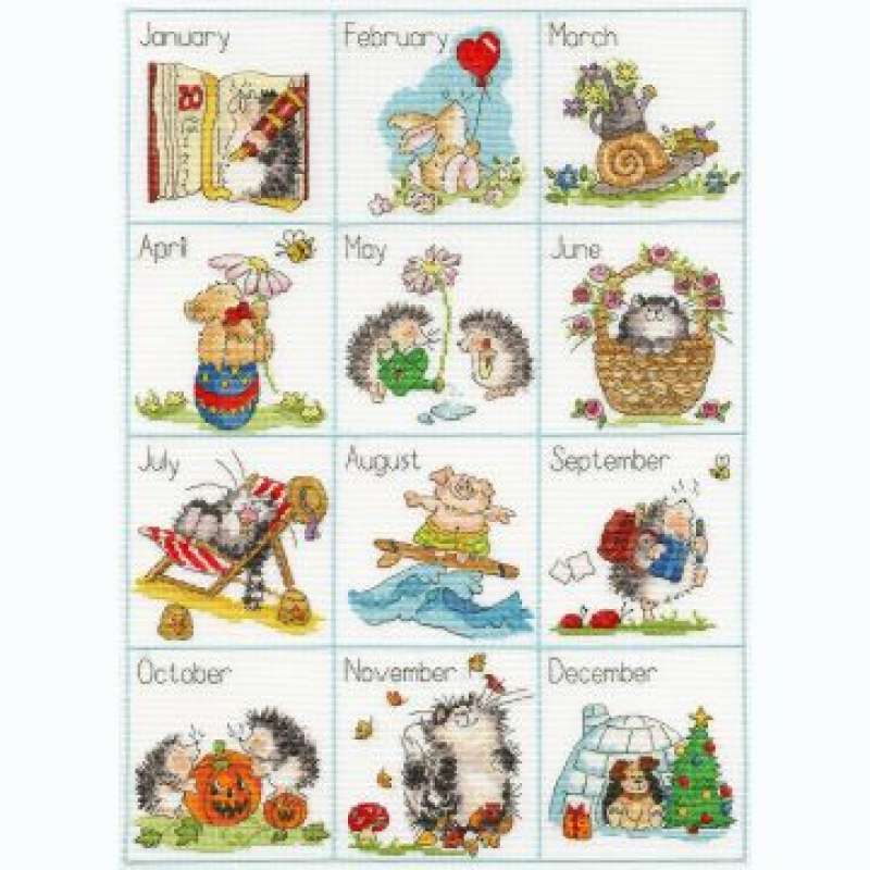 Kreuzstich-Calendar Creaturest-XMS15