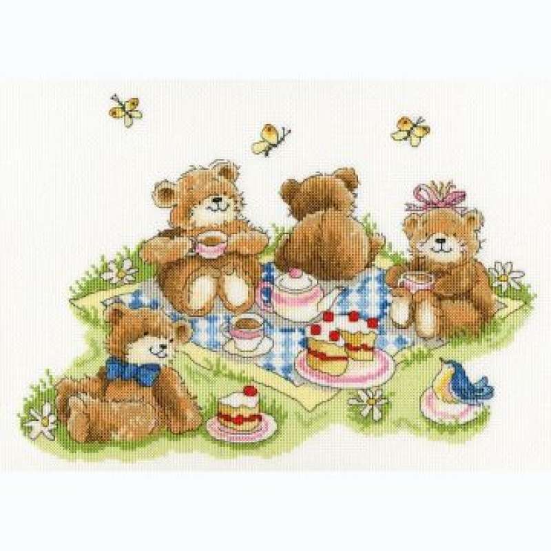 Kreuzstich-Teddy Bears' Picnic-XMS18