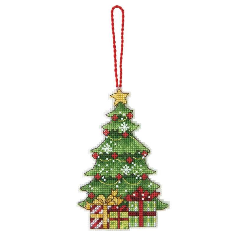 Kreuzstichpackung 8x12cm - Weihnachtsbaum