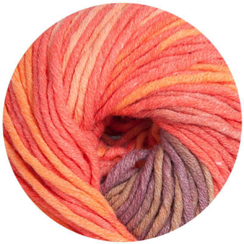 Online Montego color Wolle Mütze 202 orange