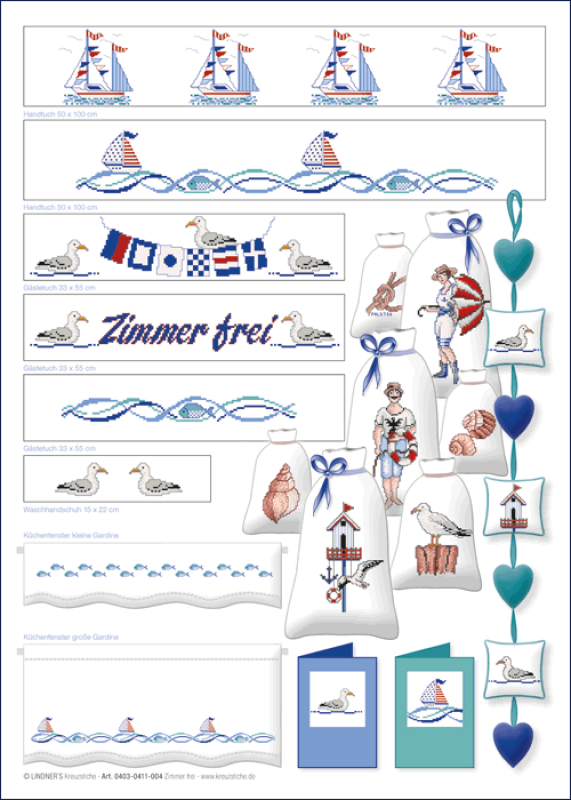 Lindner's Kreuzstiche Stickvorlage