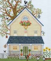 New-England-Homes-Summer-XSS2-Kreuzstichbild-Bothy Threads