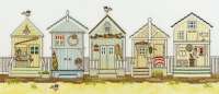 Beach Huts-XSS7-Kreuzstichbild-Bothy Threads