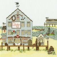 The Lobster Pot-XSS8-Kreuzstichbild-Bothy Threads