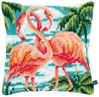 Vervaco-Kreuzstich-Kissen-Flamingo-PN-0155019