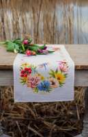 Vervaco-Kreuzstich-Stickdecke-Blumen-PN-0183727