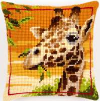 Vervaco-Kreuzstich-Kreuzstichkissen-Giraffe-PN-0145345