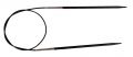 KnitPro Karbonz - Rundstricknadel 40cm